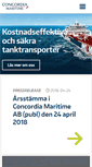 Mobile Screenshot of concordia-maritime.com